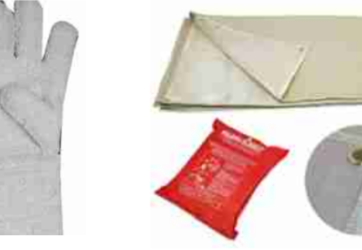 Fire Blanket & Asbestos Hand Gloves